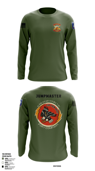 FCO 4-319 AFAR, 173 IBCT(A) 62795689 Long Sleeve Performance Shirt 6