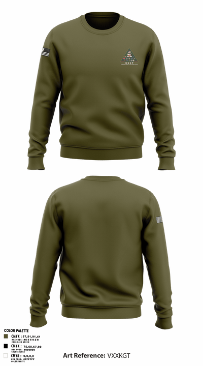 United States Sheepdog Pack 67380163 Crew Neck Sweatshirt - 50