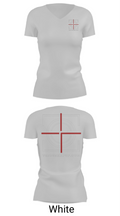 Triggered up 67978280 Women's Short Sleeve V-neck Shirt - 19