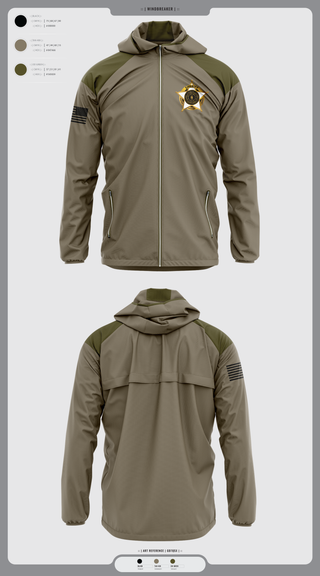 Windbreaker, Deputy Cleveland, Police, Teamtime, Team time, sublimation, custom sports apparel, team uniforms, spirit wear, spiritwear, sports uniforms, custom shirts, team store, custom team store, fundraiser sports, apparel fundraiser