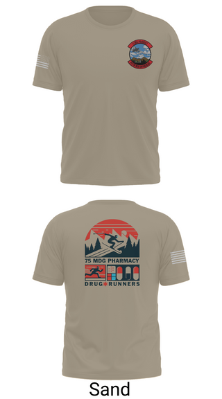 Old School Cotton Feel Shirt, 75 HCOS SGGD, Air Force, Teamtime, Team time, sublimation, custom sports apparel, team uniforms, spirit wear, spiritwear, sports uniforms, custom shirts, team store, custom team store, fundraiser sports, apparel fundraiser