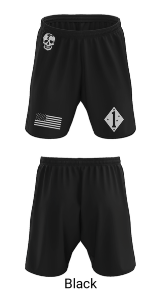 Athletic Shorts With Pockets, 3/7 Kilo 3rd, Marines, Teamtime, Team time, sublimation, custom sports apparel, team uniforms, spirit wear, spiritwear, sports uniforms, custom shirts, team store, custom team store, fundraiser sports, apparel fundraiser