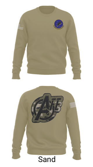 Crew Neck Sweatshirt, 509 OSS, Air Force, Teamtime, Team time, sublimation, custom sports apparel, team uniforms, spirit wear, spiritwear, sports uniforms, custom shirts, team store, custom team store, fundraiser sports, apparel fundraiser