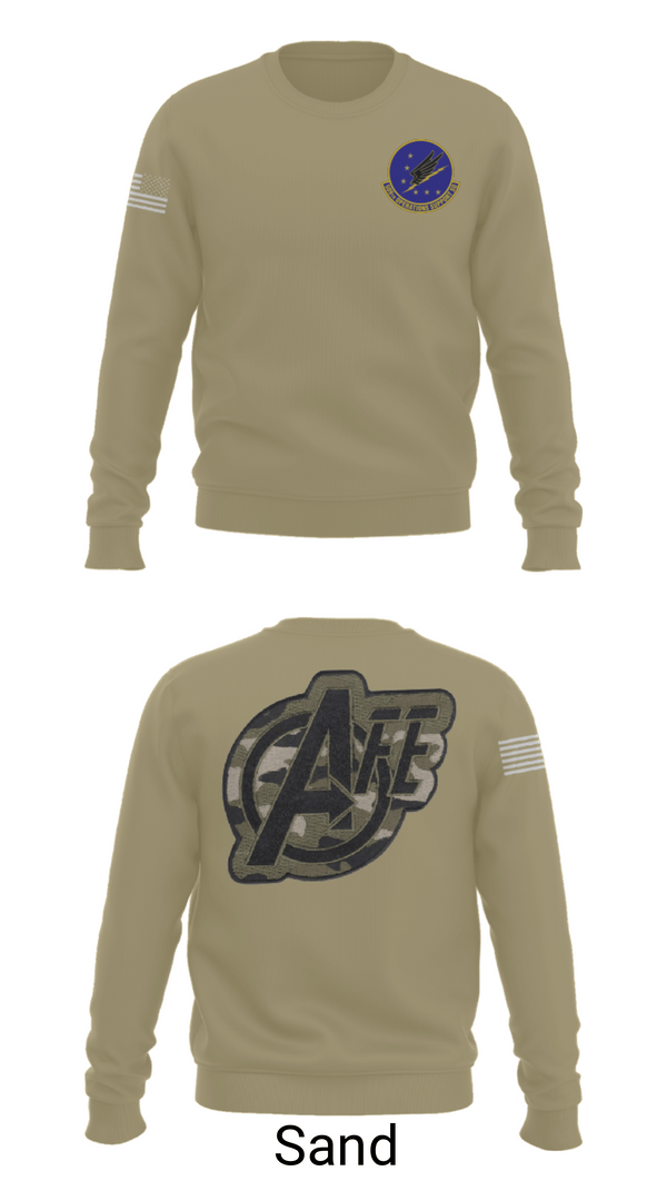 Crew Neck Sweatshirt, 509 OSS, Air Force, Teamtime, Team time, sublimation, custom sports apparel, team uniforms, spirit wear, spiritwear, sports uniforms, custom shirts, team store, custom team store, fundraiser sports, apparel fundraiser