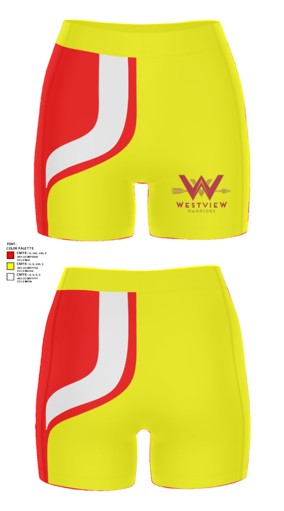 Westview High School Tennis 90920952 Women's Compression Shorts - 28