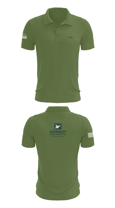 Honest Home Services LLC 8474691 Short Sleeve Performance Polo - 21