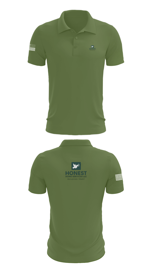Short Sleeve Performance Polo, Honest Home Services LLC, , Teamtime, Team time, sublimation, custom sports apparel, team uniforms, spirit wear, spiritwear, sports uniforms, custom shirts, team store, custom team store, fundraiser sports, apparel fundraiser