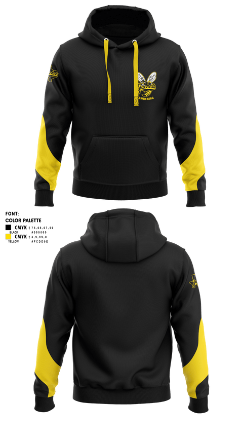Hoodie, Denison High School Swimming, Swimming, Teamtime, Team time, sublimation, custom sports apparel, team uniforms, spirit wear, spiritwear, sports uniforms, custom shirts, team store, custom team store, fundraiser sports, apparel fundraiser