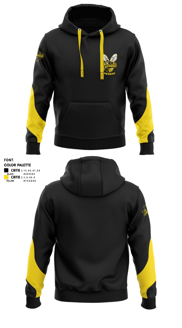 Hoodie, Denison High School Swimming, Swimming, Teamtime, Team time, sublimation, custom sports apparel, team uniforms, spirit wear, spiritwear, sports uniforms, custom shirts, team store, custom team store, fundraiser sports, apparel fundraiser