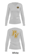 Paint Valley Middle School Band 66626679 Women's Long Sleeve V-neck Shirt - 16