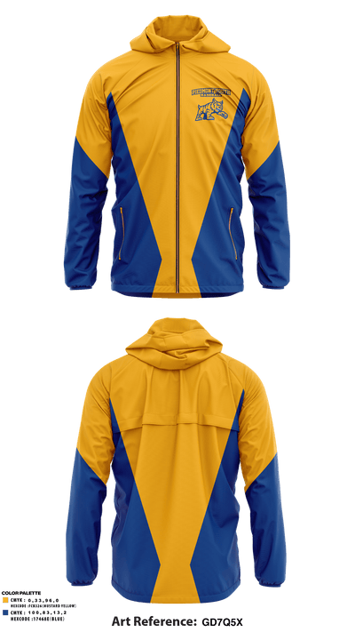 Piedmont Youth Baseball 25320769 Windbreaker - 1