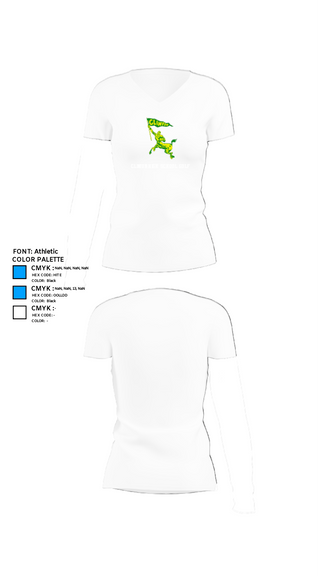 Womens Short Sleeve Vneck Shirt, Clinton High School Golf, Golf, Teamtime, Team time, sublimation, custom sports apparel, team uniforms, spirit wear, spiritwear, sports uniforms, custom shirts, team store, custom team store, fundraiser sports, apparel fundraiser