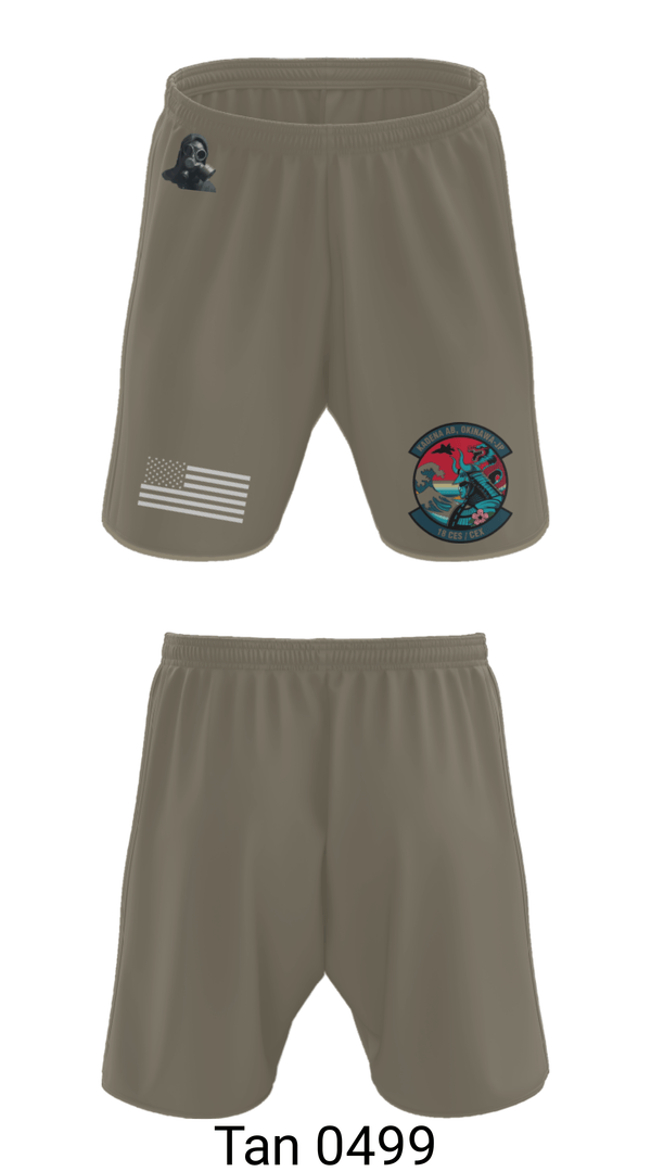 Athletic Shorts With Pockets, 18 CES/CEX, , Teamtime, Team time, sublimation, custom sports apparel, team uniforms, spirit wear, spiritwear, sports uniforms, custom shirts, team store, custom team store, fundraiser sports, apparel fundraiser