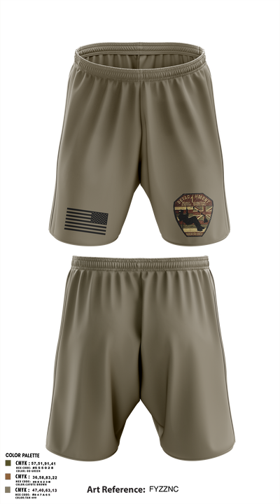 Detachment 1 27221981 Athletic Shorts With Pockets - 9