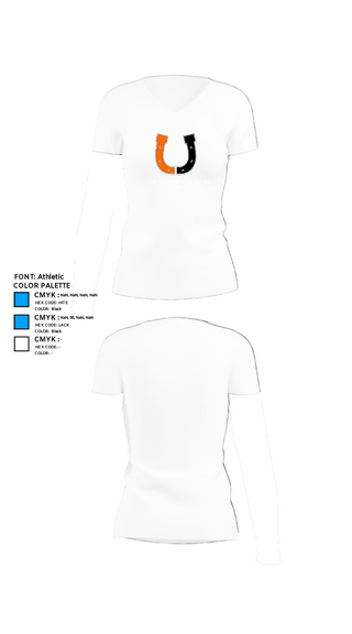 Womens Short Sleeve Vneck Shirt, Billings Senior High School Golf, Golf, Teamtime, Team time, sublimation, custom sports apparel, team uniforms, spirit wear, spiritwear, sports uniforms, custom shirts, team store, custom team store, fundraiser sports, apparel fundraiser
