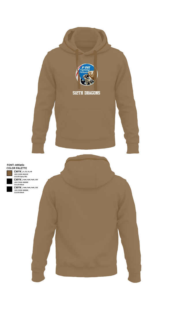 Hoodie, 512th Dragons, , Teamtime, Team time, sublimation, custom sports apparel, team uniforms, spirit wear, spiritwear, sports uniforms, custom shirts, team store, custom team store, fundraiser sports, apparel fundraiser