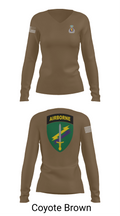 Civil Affairs Schoolhouse 5293701 Women's Long Sleeve V-neck Shirt - 17