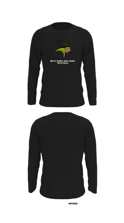 North Stokes High School Volleyball 48844237 Long Sleeve Performance Shirt - 27