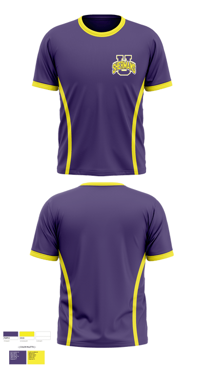 Unioto Middle School Football 4601255 Short Sleeve Performance Shirt - 1