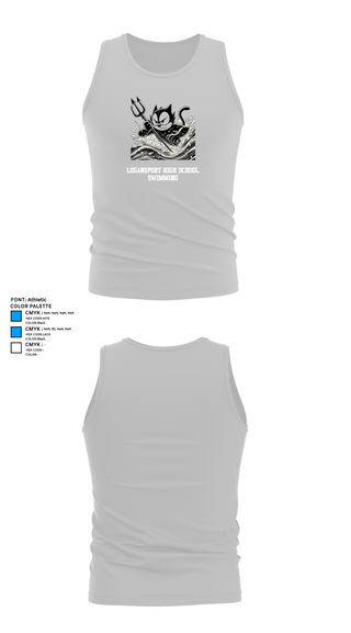 Tank Top, Logansport High School Swimming, Swimming, Teamtime, Team time, sublimation, custom sports apparel, team uniforms, spirit wear, spiritwear, sports uniforms, custom shirts, team store, custom team store, fundraiser sports, apparel fundraiser