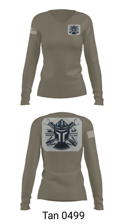 2-4 GSAB ECHO CO. 68271986 Women's Long Sleeve V-neck Shirt - 77