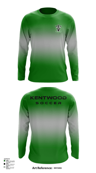 Long Sleeve Performance Shirt, Kentwood Conks, Women's Soccer, Teamtime, Team time, sublimation, custom sports apparel, team uniforms, spirit wear, spiritwear, sports uniforms, custom shirts, team store, custom team store, fundraiser sports, apparel fundraiser