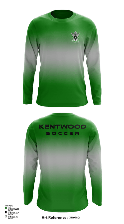 Kentwood Conks 25740846 Long Sleeve Performance Shirt - 131