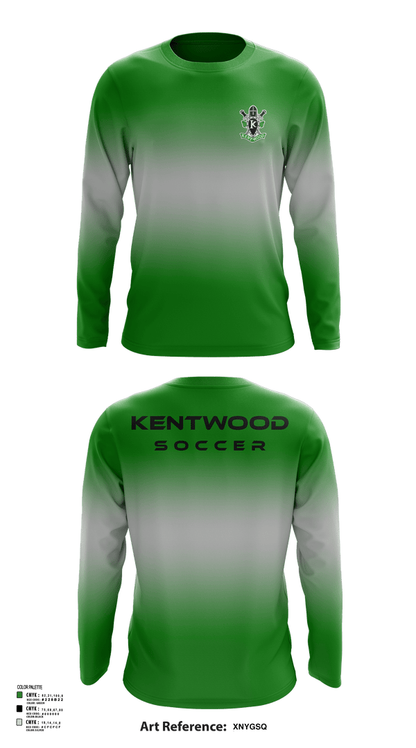 Long Sleeve Performance Shirt, Kentwood Conks, Women's Soccer, Teamtime, Team time, sublimation, custom sports apparel, team uniforms, spirit wear, spiritwear, sports uniforms, custom shirts, team store, custom team store, fundraiser sports, apparel fundraiser