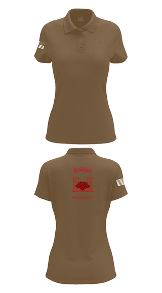 Womens Short Sleeve Performance Polo, 811th EN CO, , Teamtime, Team time, sublimation, custom sports apparel, team uniforms, spirit wear, spiritwear, sports uniforms, custom shirts, team store, custom team store, fundraiser sports, apparel fundraiser