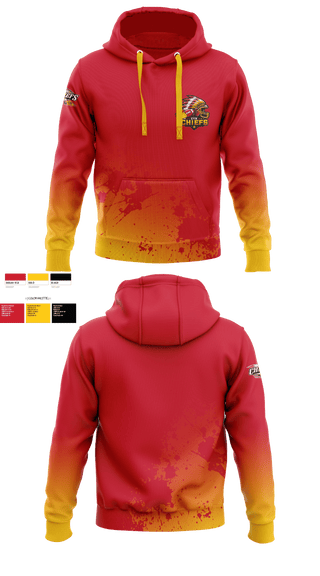 Hoodie, CTX Chiefs, Football, Teamtime, Team time, sublimation, custom sports apparel, team uniforms, spirit wear, spiritwear, sports uniforms, custom shirts, team store, custom team store, fundraiser sports, apparel fundraiser