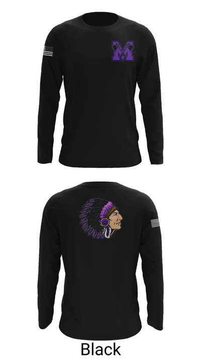 Mount Gilead High School Wrestling 55730415 Long Sleeve Performance Shirt - 26