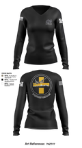 B Co 766 EN BeB 1st Platoon Armored Turtles Women's Long Sleeve V-neck Shirt - 12
