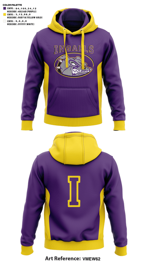 Hoodie, Ingalls Junior High School Cross Country, Cross Country, Teamtime, Team time, sublimation, custom sports apparel, team uniforms, spirit wear, spiritwear, sports uniforms, custom shirts, team store, custom team store, fundraiser sports, apparel fundraiser