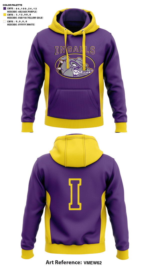 Hoodie, Ingalls Junior High School Cross Country, Cross Country, Teamtime, Team time, sublimation, custom sports apparel, team uniforms, spirit wear, spiritwear, sports uniforms, custom shirts, team store, custom team store, fundraiser sports, apparel fundraiser