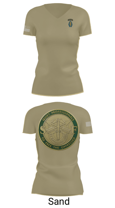 Echo 20th SFG 63666097 Women's Short Sleeve V-neck Shirt - 84