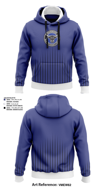 Martin County West High School Golf 85372224 Hoodie - 2