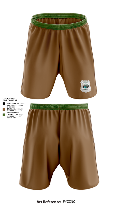 Peoples Protection Agency, LLC 33434129 Athletic Shorts With Pockets - 5