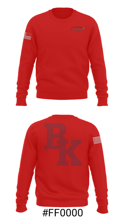 Bishop Kelley High School Tennis 53292824 Crew Neck Sweatshirt - 16