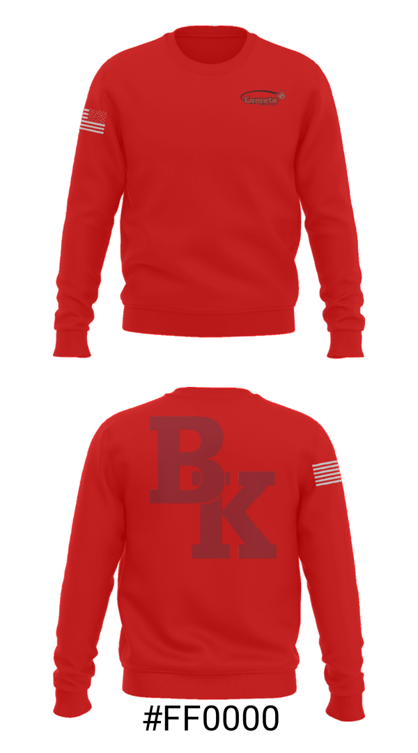 Crew Neck Sweatshirt, Bishop Kelley High School Tennis, Tennis, Teamtime, Team time, sublimation, custom sports apparel, team uniforms, spirit wear, spiritwear, sports uniforms, custom shirts, team store, custom team store, fundraiser sports, apparel fundraiser