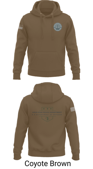 Hoodie, GOLD STAR POLICE DEPARTMENT, , Teamtime, Team time, sublimation, custom sports apparel, team uniforms, spirit wear, spiritwear, sports uniforms, custom shirts, team store, custom team store, fundraiser sports, apparel fundraiser