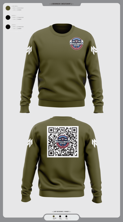 Muscle Maker Academy 31935817 Crew Neck Sweatshirt - 1