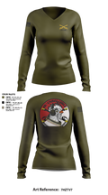 1-1 cav 82993951 Women's Long Sleeve V-neck Shirt - 1