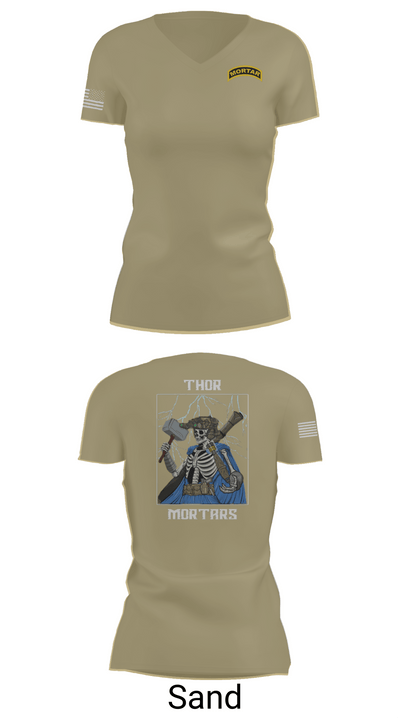 5/4 Cav, C-TRP MTRS 36488604 Women's Short Sleeve V-neck Shirt - 88