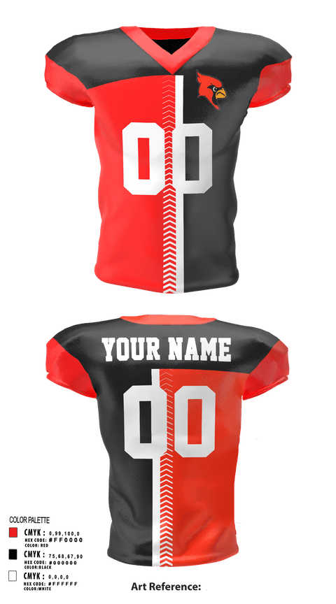 Football Jersey, Robert D Campbell Junior High School Football, Football, Teamtime, Team time, sublimation, custom sports apparel, team uniforms, spirit wear, spiritwear, sports uniforms, custom shirts, team store, custom team store, fundraiser sports, apparel fundraiser