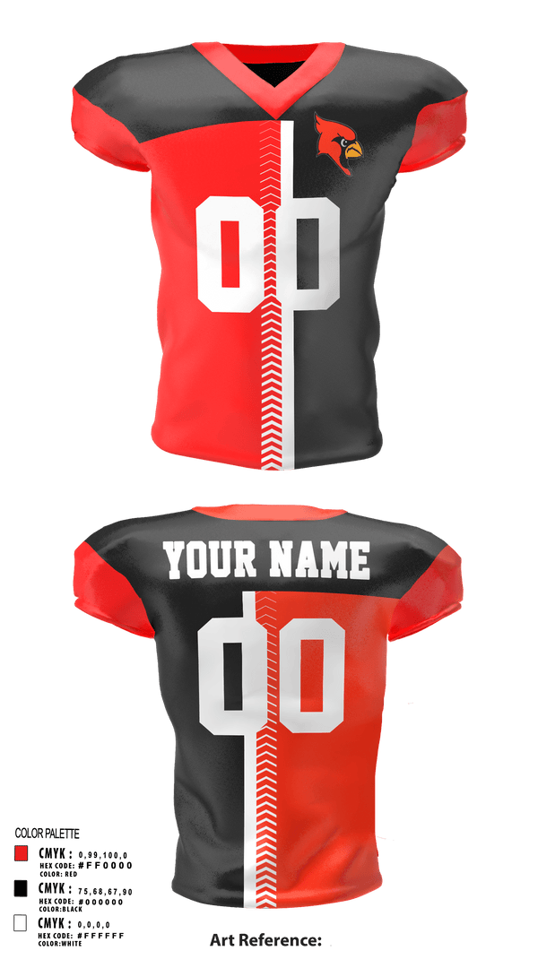 Football Jersey, Robert D Campbell Junior High School Football, Football, Teamtime, Team time, sublimation, custom sports apparel, team uniforms, spirit wear, spiritwear, sports uniforms, custom shirts, team store, custom team store, fundraiser sports, apparel fundraiser