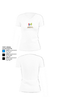 ALEMAN PROPERTY MAINTENANCE & REMODELING 79787606 Women's Short Sleeve V-neck Shirt - 18