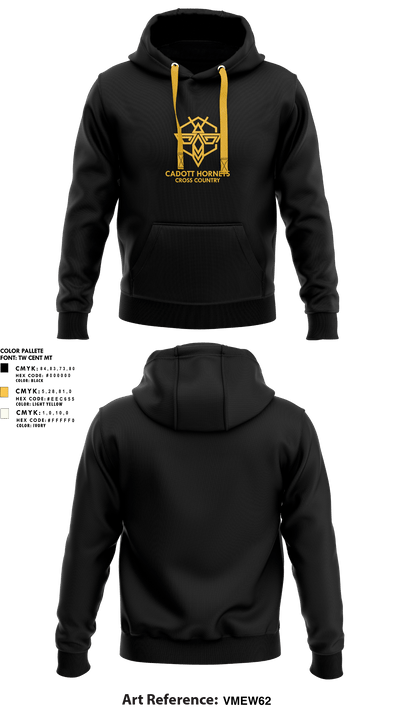 Cadott Hornets 62256179 Hoodie - 1