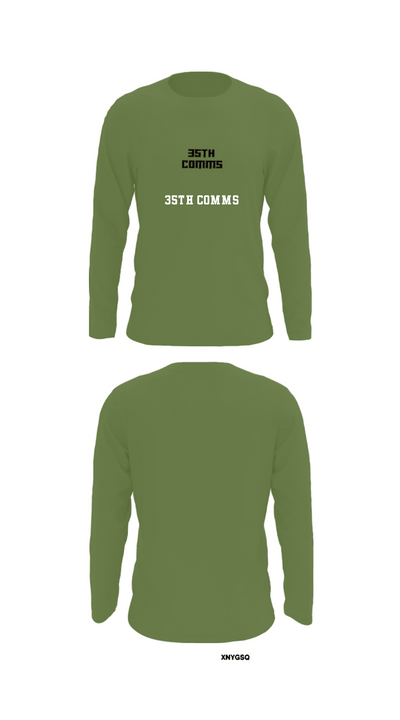 35th COMMS 55833668 Long Sleeve Performance Shirt - 52