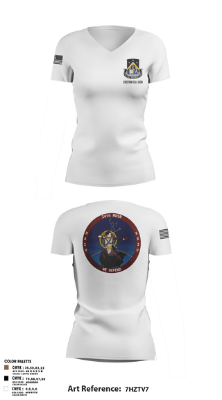Womens Short Sleeve Vneck Shirt, 24th MDSB, , Teamtime, Team time, sublimation, custom sports apparel, team uniforms, spirit wear, spiritwear, sports uniforms, custom shirts, team store, custom team store, fundraiser sports, apparel fundraiser
