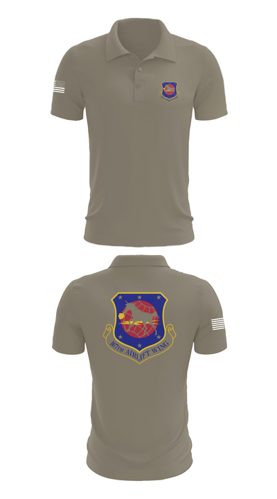 167th air wing 60974833 Short Sleeve Performance Polo - 67